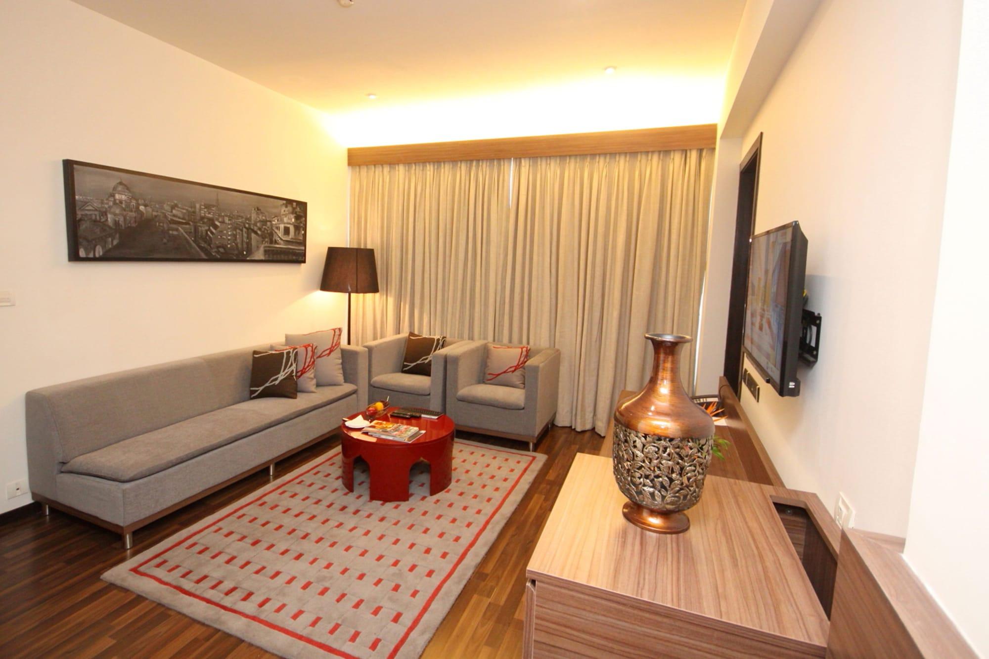Vivanta Kolkata Em Bypass Eksteriør billede Living room